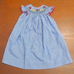 Be Mine Smocked Flower Dress